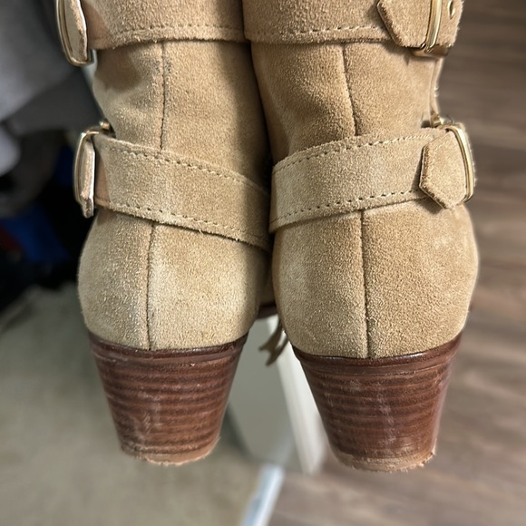 Zara suede western boots with studs , sz 37/ 7 - Picture 4 of 6